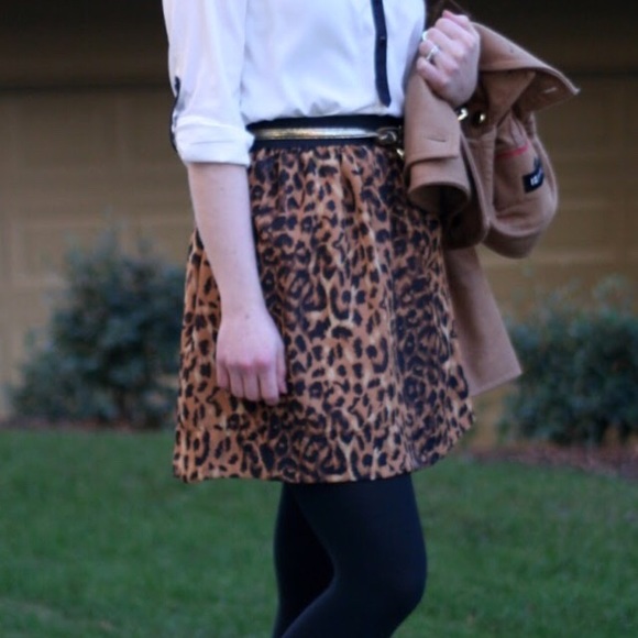 Download Skirts Animal Print Skirt 33 Poshmark